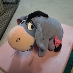 Blue and Pink Eeyore Plush Toy